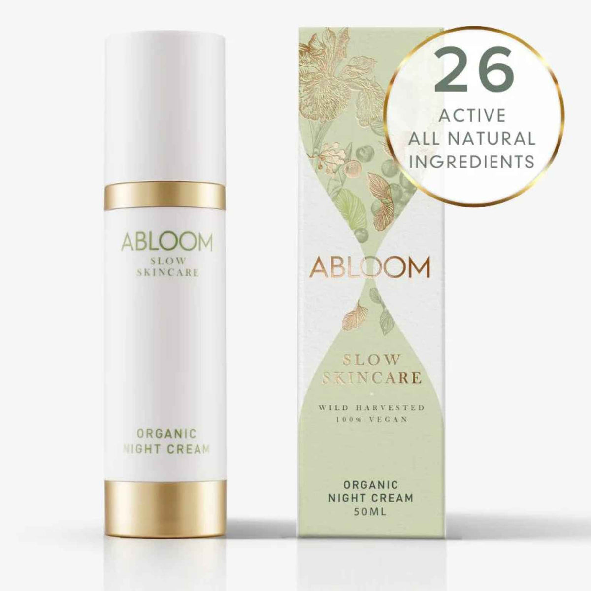 Abloom Skincare | Biologische Nachtcreme 50 ml | Aloe Vera