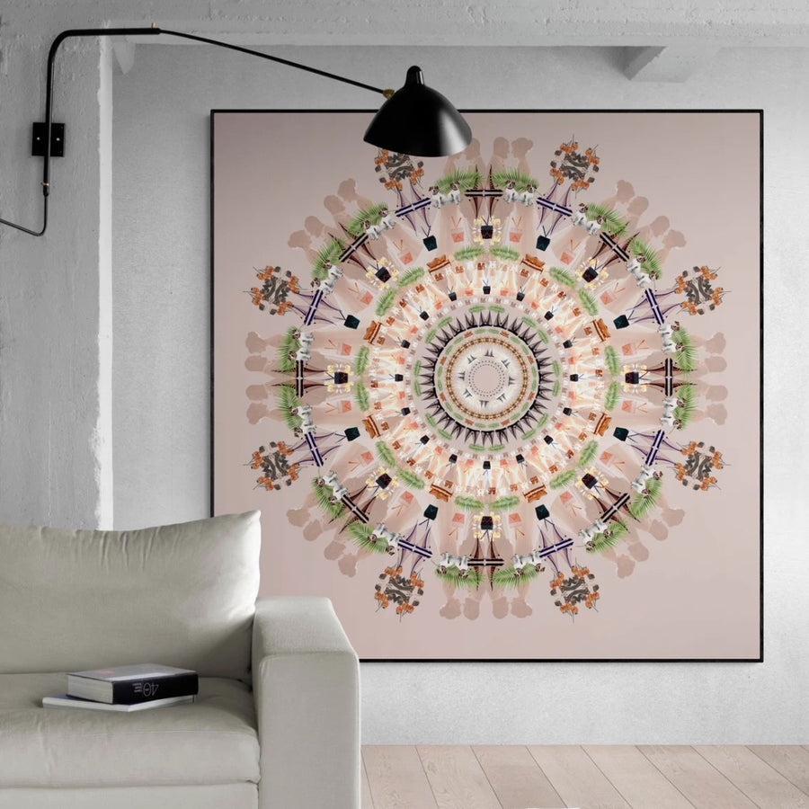 Mandala op maat gemaakt van eigen foto's