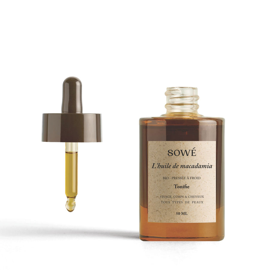 SOWÉ botanic lab biologische macadamiaolie 50 ml
